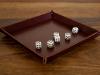  Tacka na kości (dice tray) - #01 Klasyczna brązowa 