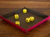  Tacka na kości (dice tray) - #04 Szaro-różowa 