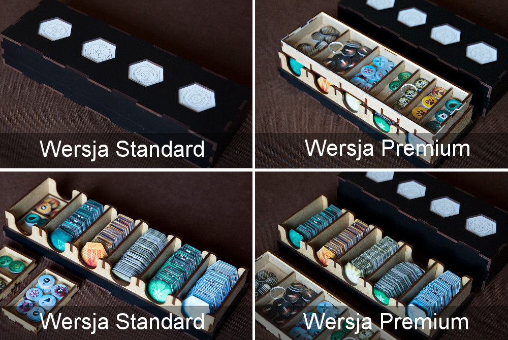 Pojemnik turniejowy na frakcje do gry Neuroshima HEX 3.0 wersja Standard i Premium